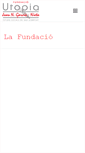 Mobile Screenshot of fundacioutopia.org